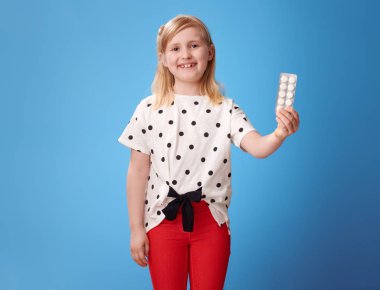 mutlu modern Çocuk Tıp Vakumlu ambalaj içinde gösterilen Kırmızı Pantolon 