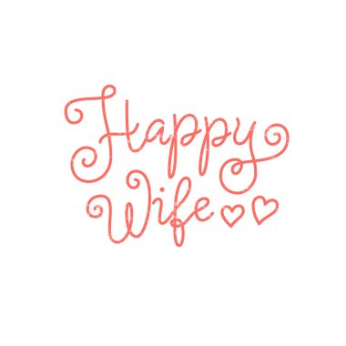 Mutlu Eş 'in modern kaligrafi harfleri beyaz zemin üzerine pembe, kalpler ve desen süsleme, poster, tebrik kartları, bayram, doğum günü, kartpostal, sevgililer günü, sevgililer günü, sevgililer günü, sevgililer günü, düğün