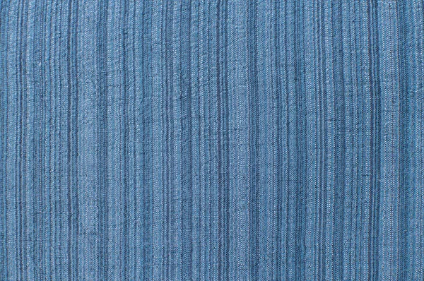 Kék Színű Selyem Ágynemű Természetes Anyagból Textúra Closeup Textil Háttérként — Stock Fotó