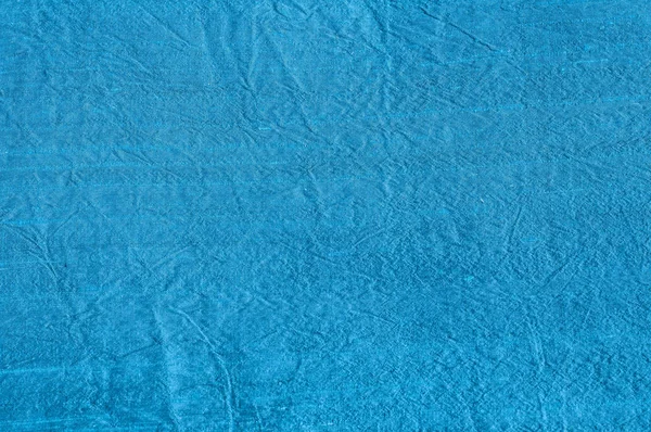 Текстура Синьої Шовкової Тканини Шантун Крупним Планом Текстильний Фон Стокове Фото