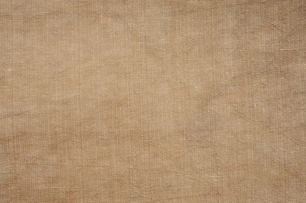 Brown Linen Silk Fabric Texture Closeup Fabric Background — Stock Photo, Image