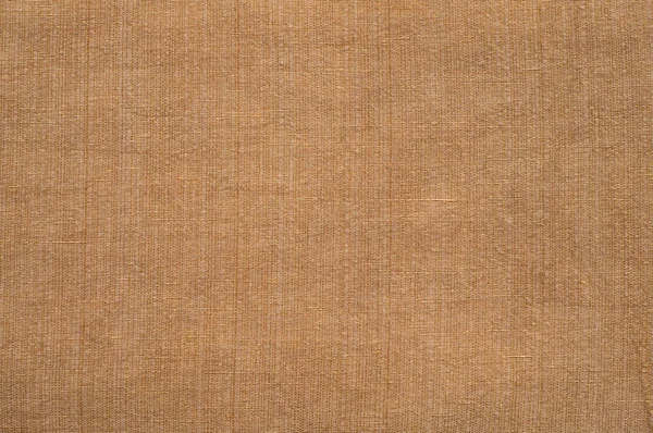 Brown Linen Silk Fabric Texture Closeup Fabric Background — Stock Photo, Image