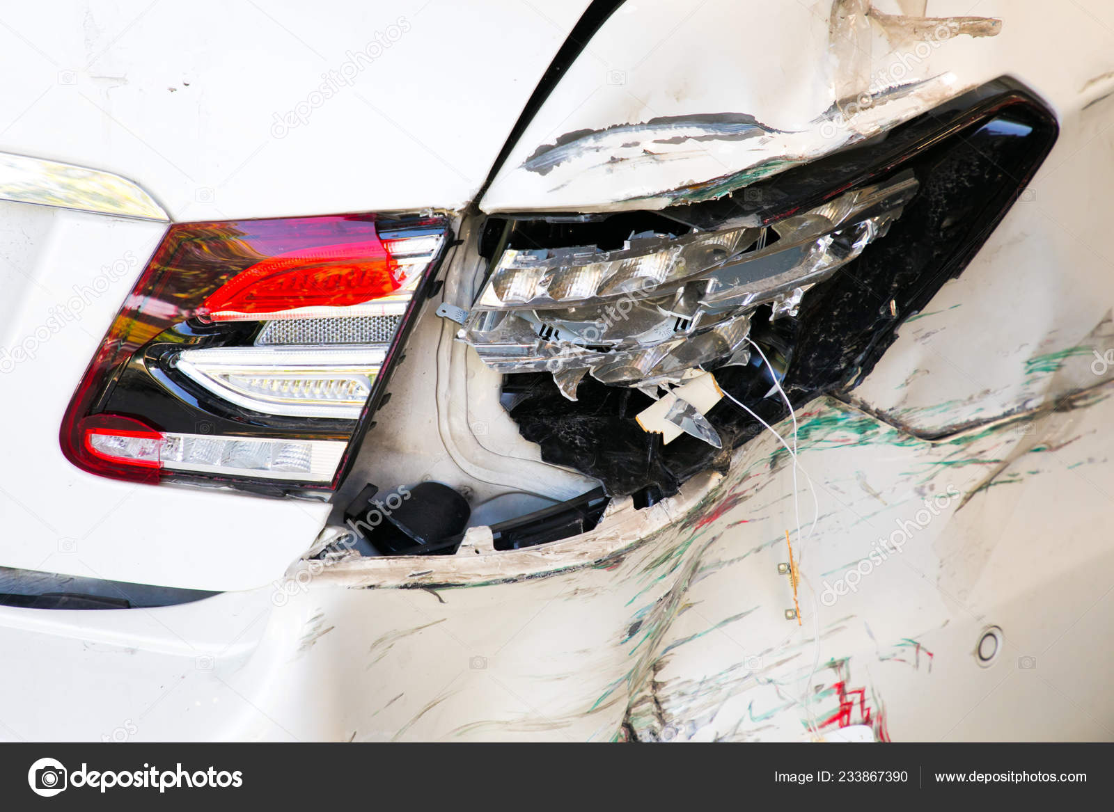 Broken Tail Light Close Stock Photo by ©naveebird 233867390