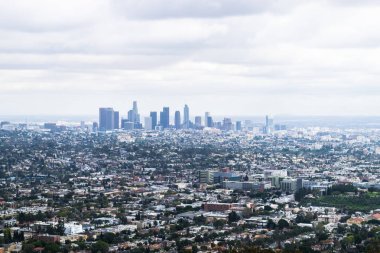 Griffith Gözlemevi Los Angeles, ABD üzerinden manzaraları