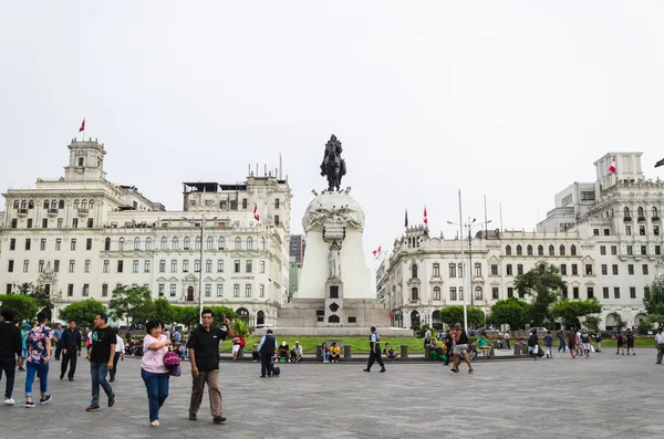 Turismo em Lima, capital do Peru — Fotografia de Stock