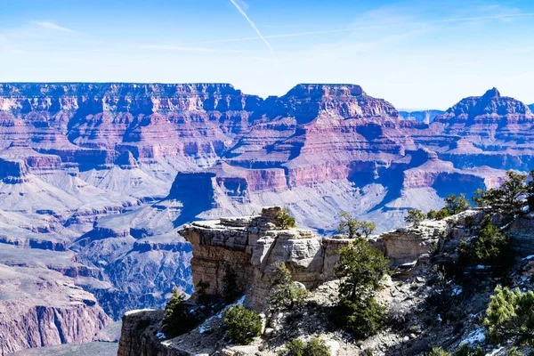 El Gran Cañón desde el avión, Arizona, EE.UU. . — Foto de Stock