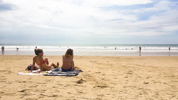 Turizmus az Ecuador strandjain — Stock Fotó