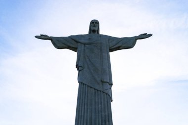 Güney Amerika, Brezilya, Rio de Janeiro. Christ The Redeemer corcovado üzerinde dönüm noktası anıt .