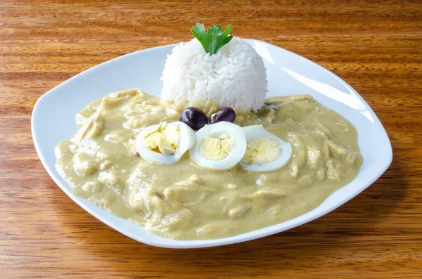 Aji de gallina, typical dish from Peru