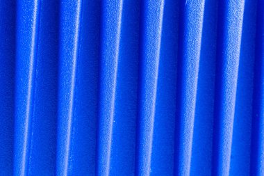 Gölge ve ışık keskin çizgili mavi metal doku yüzler