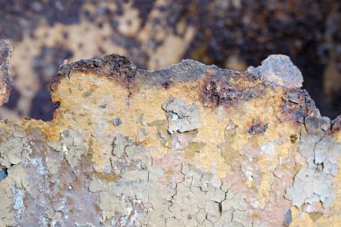 saç çok arka planda paslı eski paslı levha zarar ile bulanık