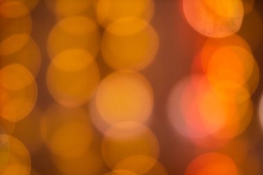 Unsharp ışık turuncu büyük noktalar