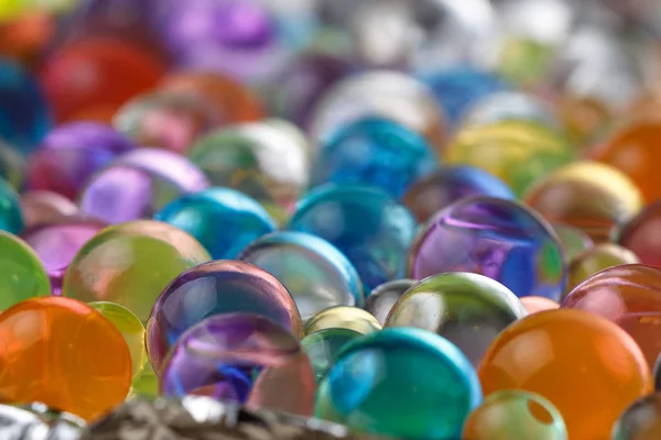 A distant view from the balls of hydrogel — Stock Photo, Image