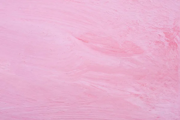 キャンバスクローズアップトレース上の不均一な背景ピンクの抽象的なペイントストローク — ストック写真