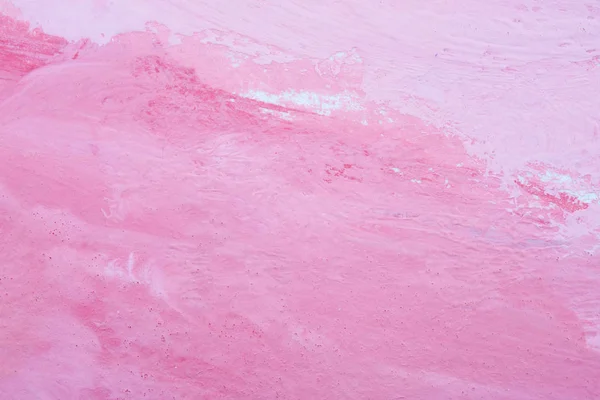 キャンバス上の不均一なピンクの背景ペイント — ストック写真