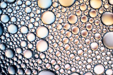 su makro sabun kabarcıkları ışık arka plan