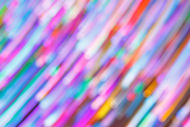 Parlayan nesnelerin çok sayıda odak dışında soyut arkaplanı. tatil ışıklandırması