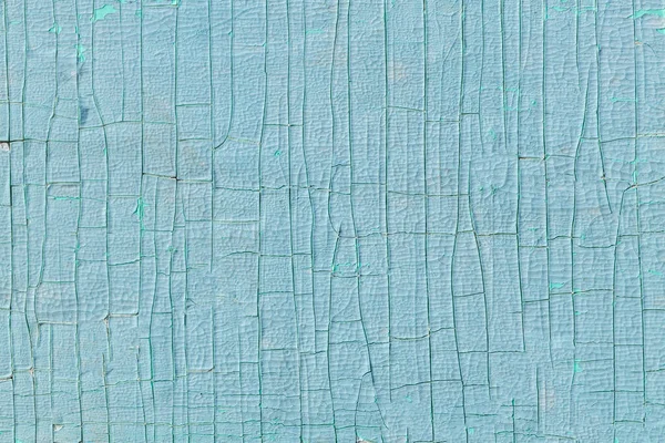 Vecchia Vernice Blu Screpolata Sulla Superficie Texture Sfondo — Foto Stock