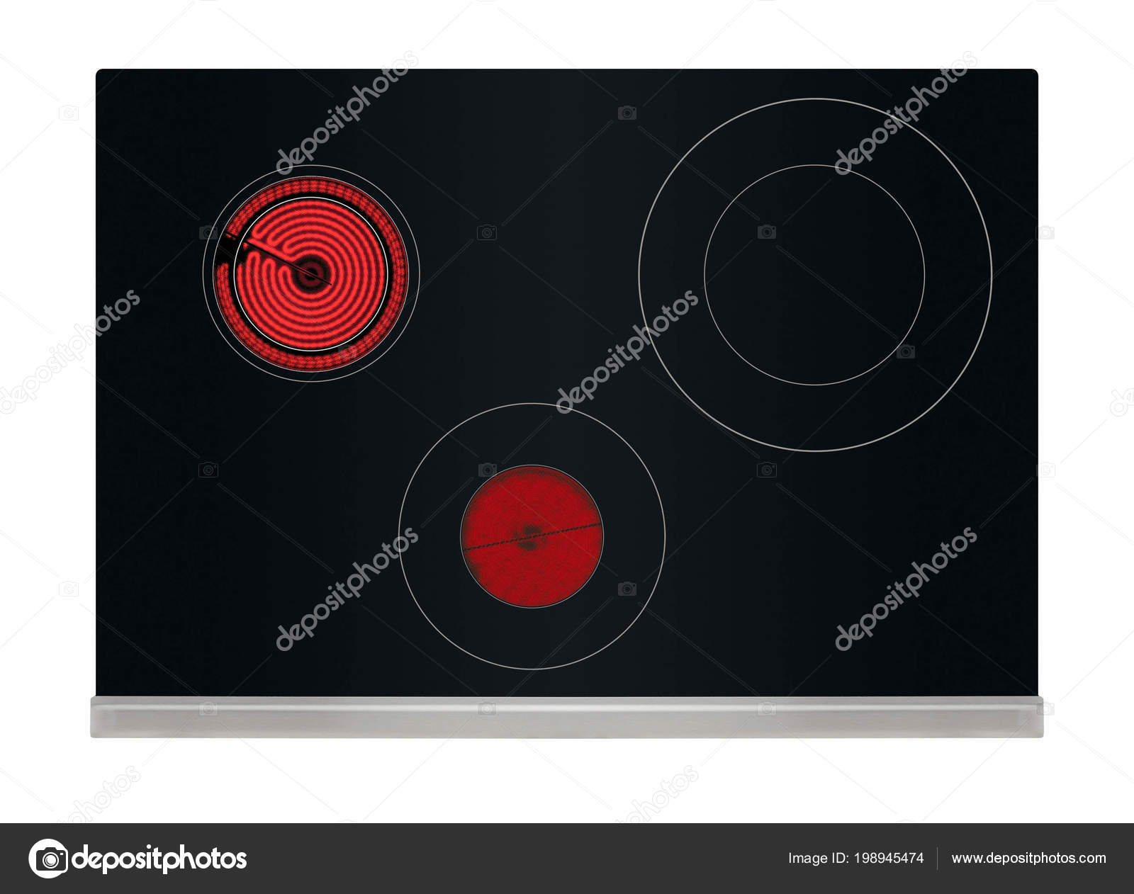 Electrical Hob Isolated White Stock Photo by ©ozaiachinn 198945474