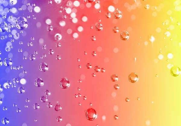 multi color water drops on background