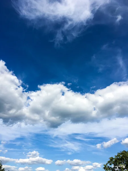 blue sky with clouds, texture, background