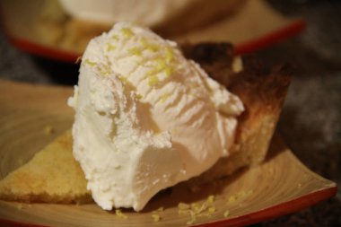 Limon dondurma yakın çekim