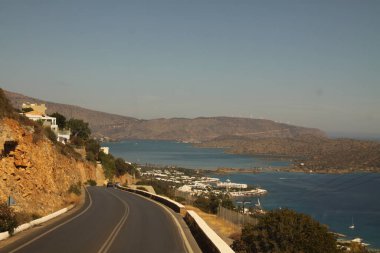 Gün batımındaki otoyol