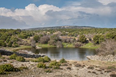 Küçük Gölet, koyun bahar yakınındaki Srem (ada Cres, Hırvatistan için sulama yer)