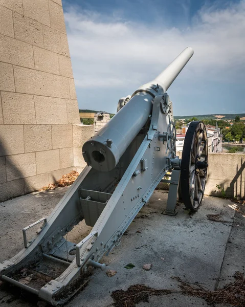 Cannone Del Monumento Alla Vittoria Dei Figli Verdun Francia — Foto Stock