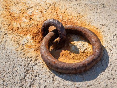 küçük tekneler sabitleme için paslanma metal halka