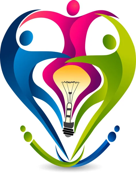 Ilustração Arte Logotipo Economia Energia Com Fundo Isolado — Vetor de Stock