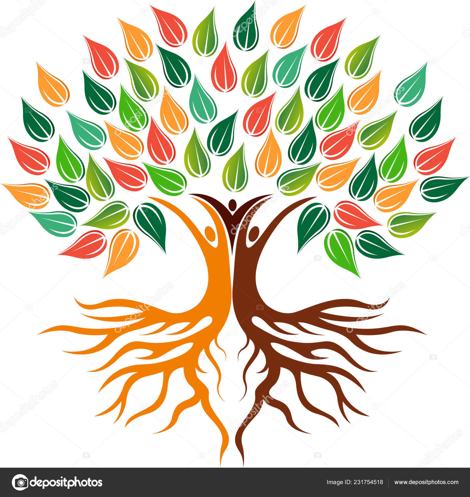 Illustration family  art Illustration Art Family  Tree  