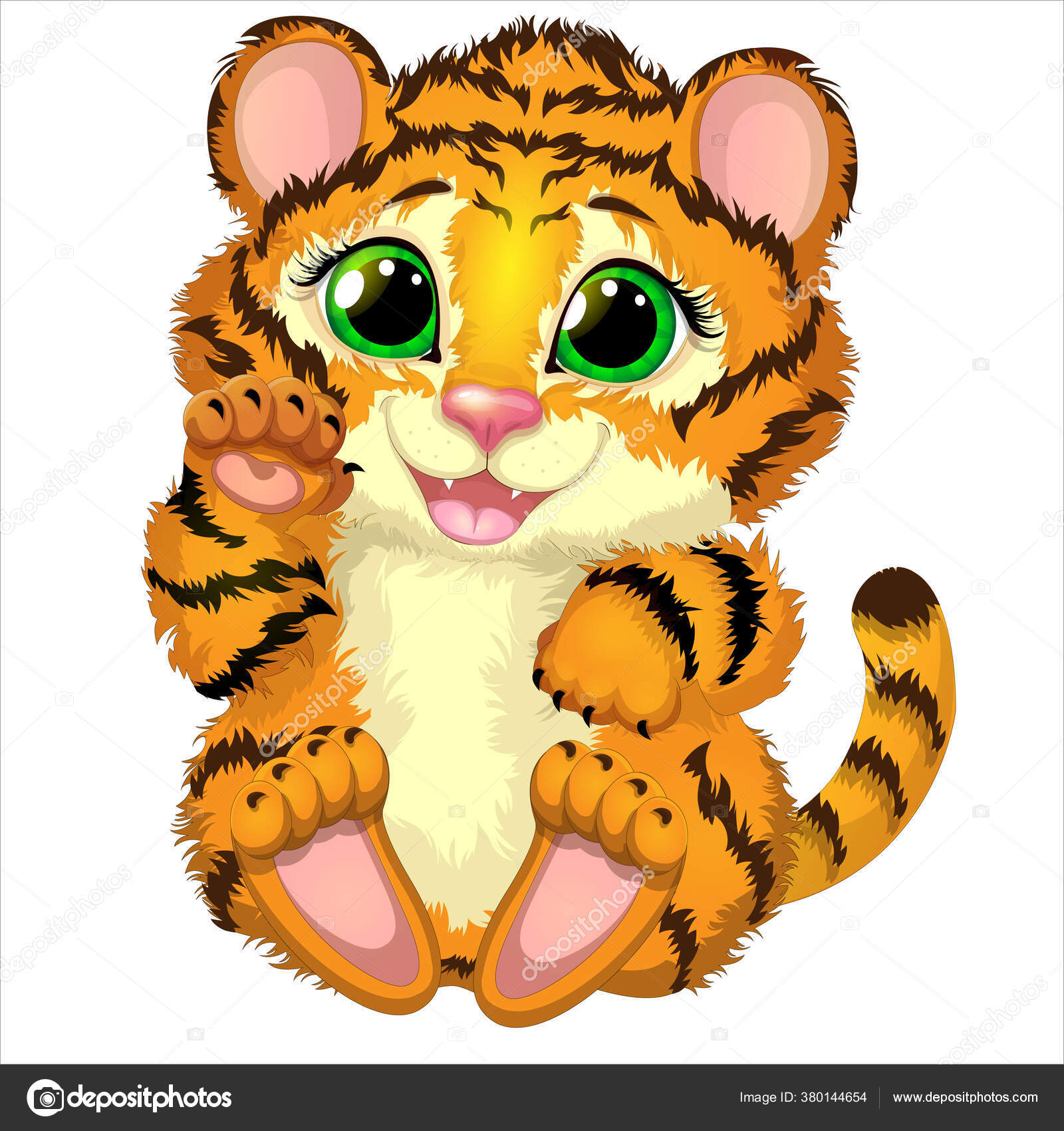 Tigertegninger I Farger