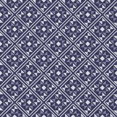 Farklı şekillere sahip çok renkli, dikişsiz arkaplan, pürüzsüz bir desen içinde katlanmış.