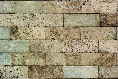  Dekoratif tuğla yakın bir sarı renk hafif renk ile gelen bir taş duvar doku fotoğraf