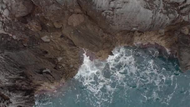 Port de Sa Calobra - krásné pobřežní silnici a krajiny Mallorca, Španělsko — Stock video