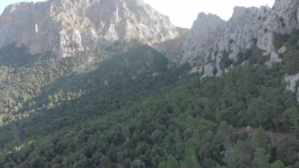 ポート de Sa Calobra - 美しい海岸沿い道路、マヨルカ、スペインの風景 — ストック動画