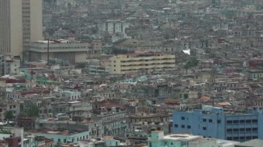 Havana şehir Vedado District, havadan görünümü Panoraması.