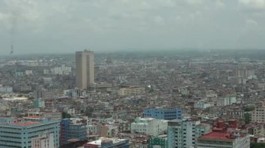 Havana şehir Vedado District, havadan görünümü Panoraması.