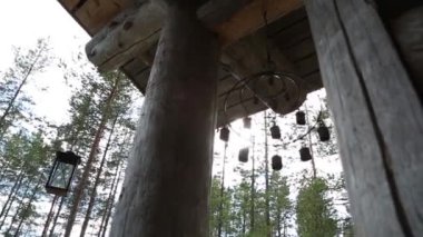 Dreamcatcher, Amerikan yerli muska günbatımı üzerinde. Şaman.