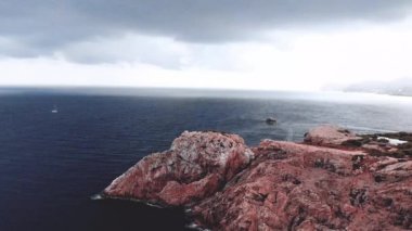 Cape Formentor Coast Kuzey Mallorca, İspanya fenerinde. Sanatsal gündoğumu ve alacakaranlık landascape