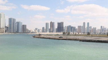 Ahşap gemi, Birleşik Arap Emirlikleri, 15 Kasım 2016 ile eski Dubai liman.