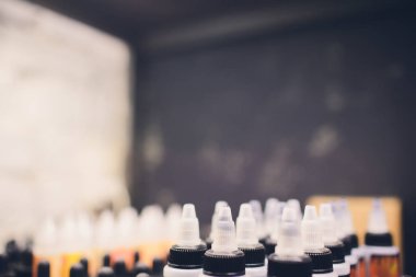 Lezzet için elektronik sigara şişe sıvı vape.