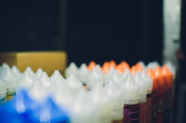 Lezzet için elektronik sigara şişe sıvı vape.