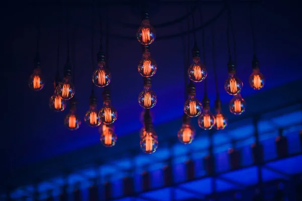 빈티지 램프, 집에서 만든 전구 — 스톡 사진