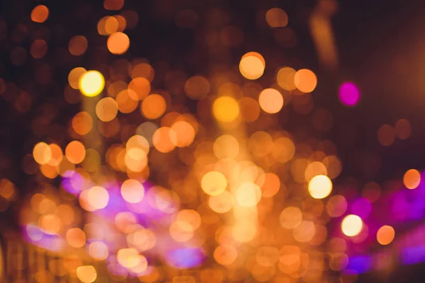 Gouden lights bokeh achtergrond, Chrismas lights bokeh. — Stockfoto