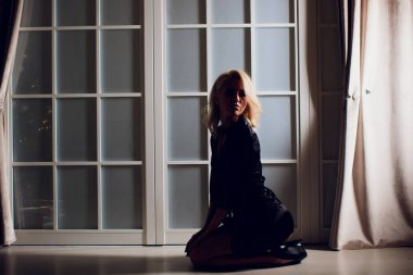 Sevgililer günü kavramı - kadın iç çamaşırı seksi kadın.