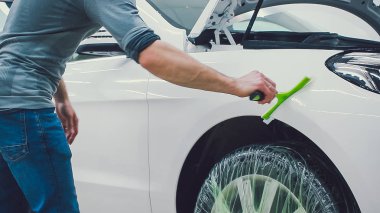 Araba boya koruma, kaplama yükleme korumak