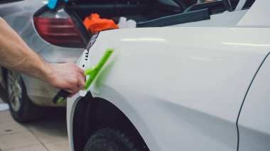 Araba boya koruma, kaplama yükleme korumak