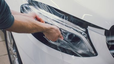 Araba boya koruma, kaplama yükleme korumak